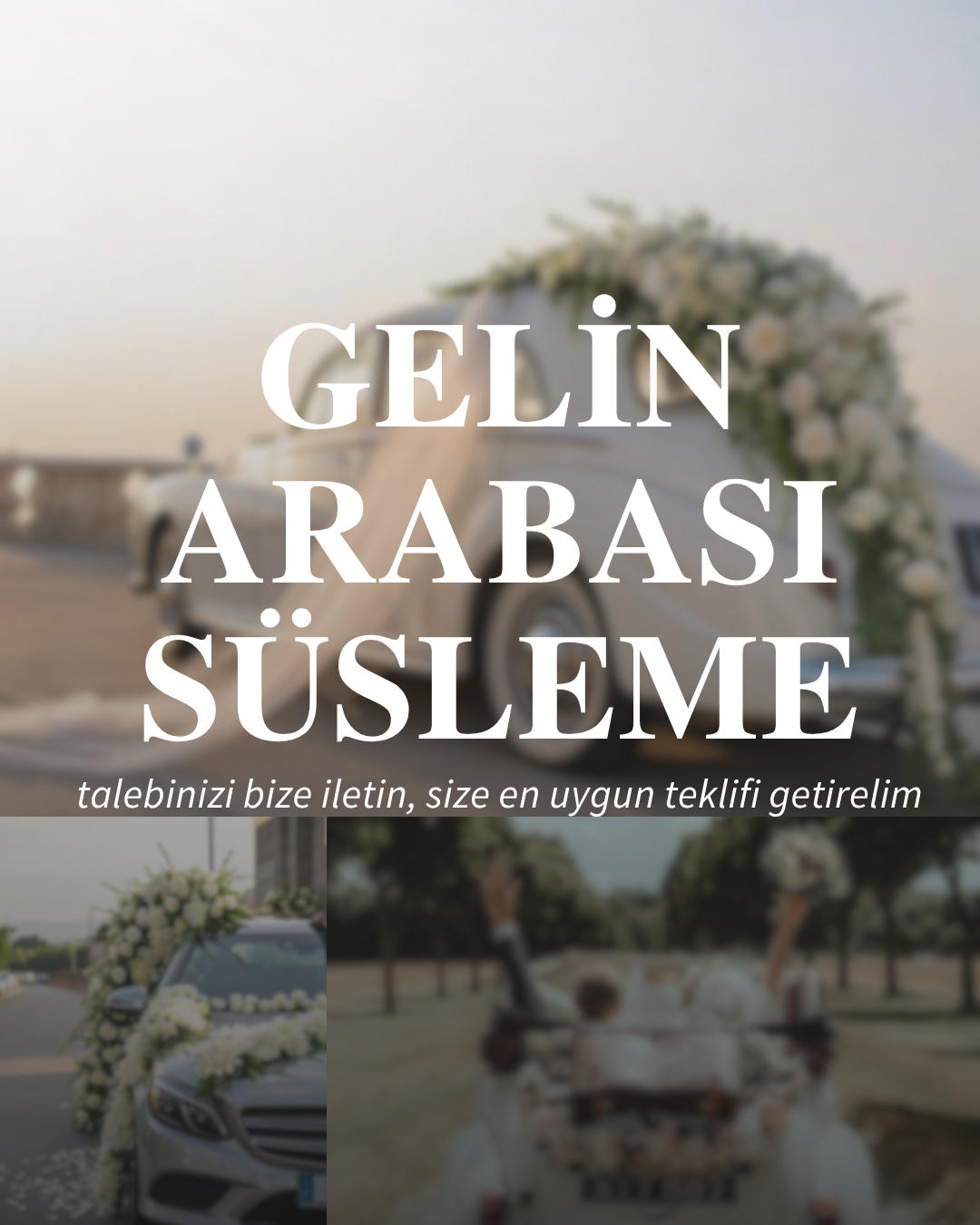 GELİN ARABASI SÜSLEME